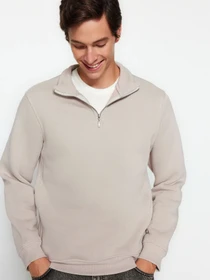 Худи и свитшоты Trendyol модель TMNAW24SW00041/Gri*001 Фото