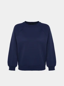 Худі та світшоти Trendyol модель TWOAW24SW00104/Lacivert Фото