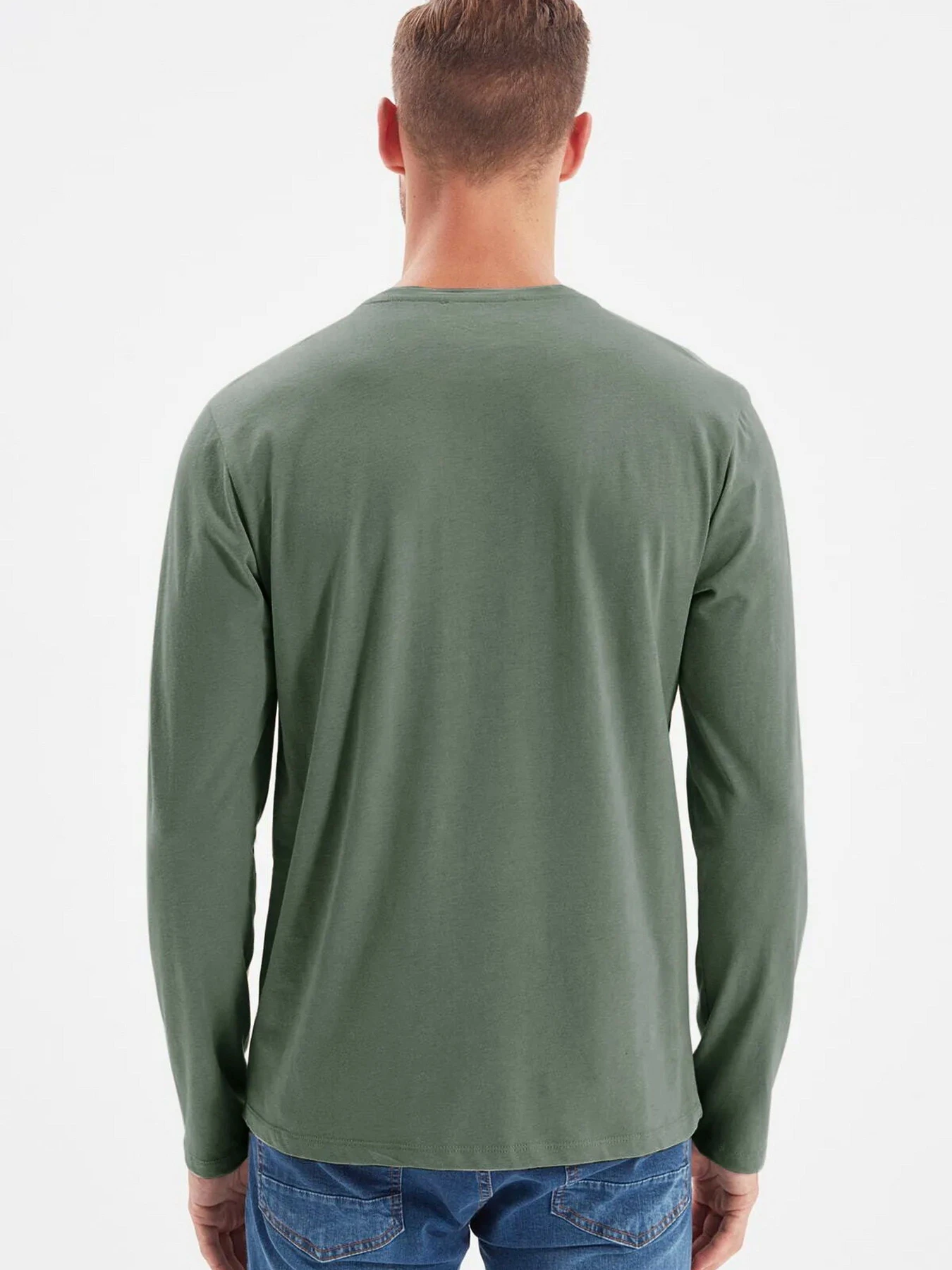 Худи и свитшоты Trendyol модель TMNAW21TS0208/Koyu Yesil Худи и свитшоты Trendyol модель TMNAW21TS0208/Koyu Yesil Фото