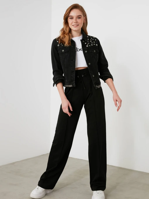 Брюки Trendyol модель TWOAW21EA0395/Siyah Фото