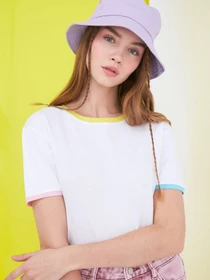 Футболки и поло Trendyol модель TWOSS21TS0840/Beyaz Фото