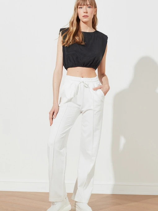 Брюки Trendyol модель TWOAW21EA0311/Ekru Фото