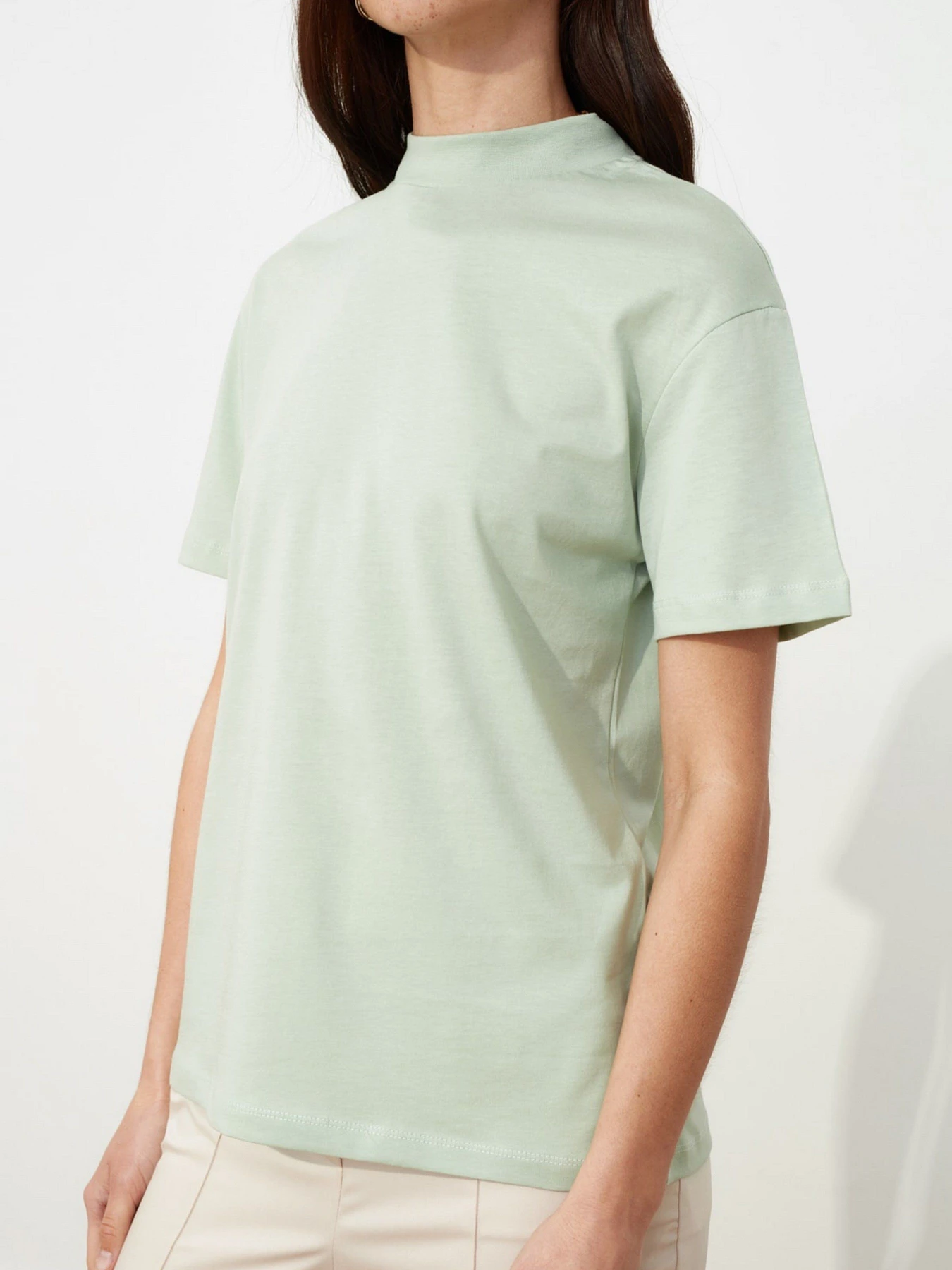Футболки і поло Trendyol модель TWOAW20TS0096/Mint Футболки і поло Trendyol модель TWOAW20TS0096/Mint Фото