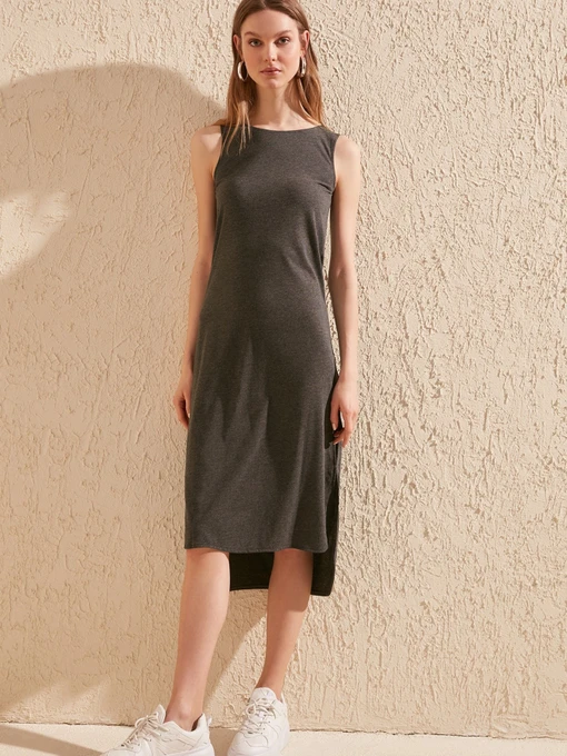 Платья Trendyol модель TWOSS19VG0317/Antrasit Фото