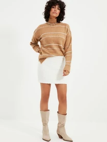 Свитры и кардиганы Trendyol модель TWOAW20FV0075/Camel Фото