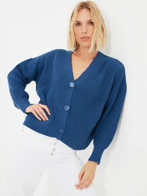 Свитры и кардиганы Trendyol модель TWOAW20HI0215/Mavi Фото