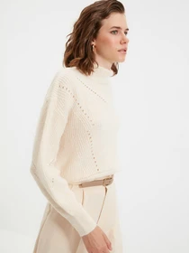 Свитры и кардиганы Trendyol модель TWOAW20KZ0038/Ekru Фото