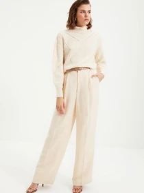 Свитры и кардиганы Trendyol модель TWOAW20KZ0038/Ekru Фото