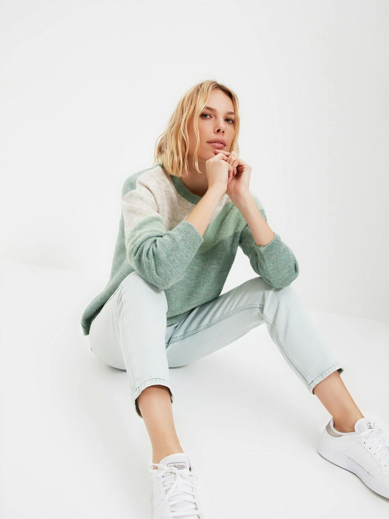 Свитры и кардиганы Trendyol модель TWOAW20KZ0082/Mint Свитры и кардиганы Trendyol модель TWOAW20KZ0082/Mint Фото