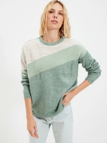 Свитры и кардиганы Trendyol модель TWOAW20KZ0082/Mint Фото