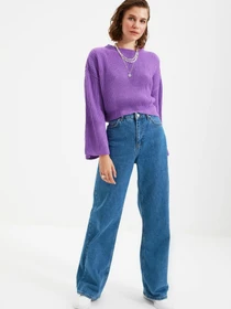 Свитры и кардиганы Trendyol модель TWOAW20KZ0743/Mor Фото