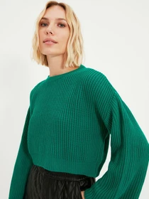 Свитры и кардиганы Trendyol модель TWOAW20KZ0743/Yesil Фото