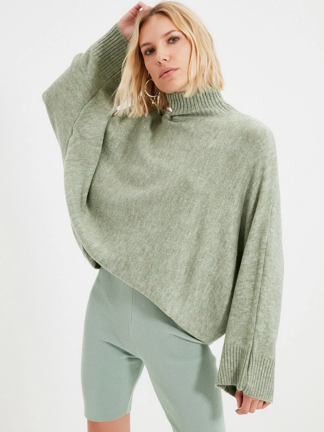 Свитры и кардиганы Trendyol модель TWOAW20KZ1059/Mint Свитры и кардиганы Trendyol модель TWOAW20KZ1059/Mint Фото