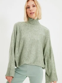 Свитры и кардиганы Trendyol модель TWOAW20KZ1059/Mint Фото
