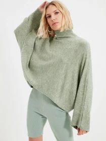 Свитры и кардиганы Trendyol модель TWOAW20KZ1059/Mint Фото