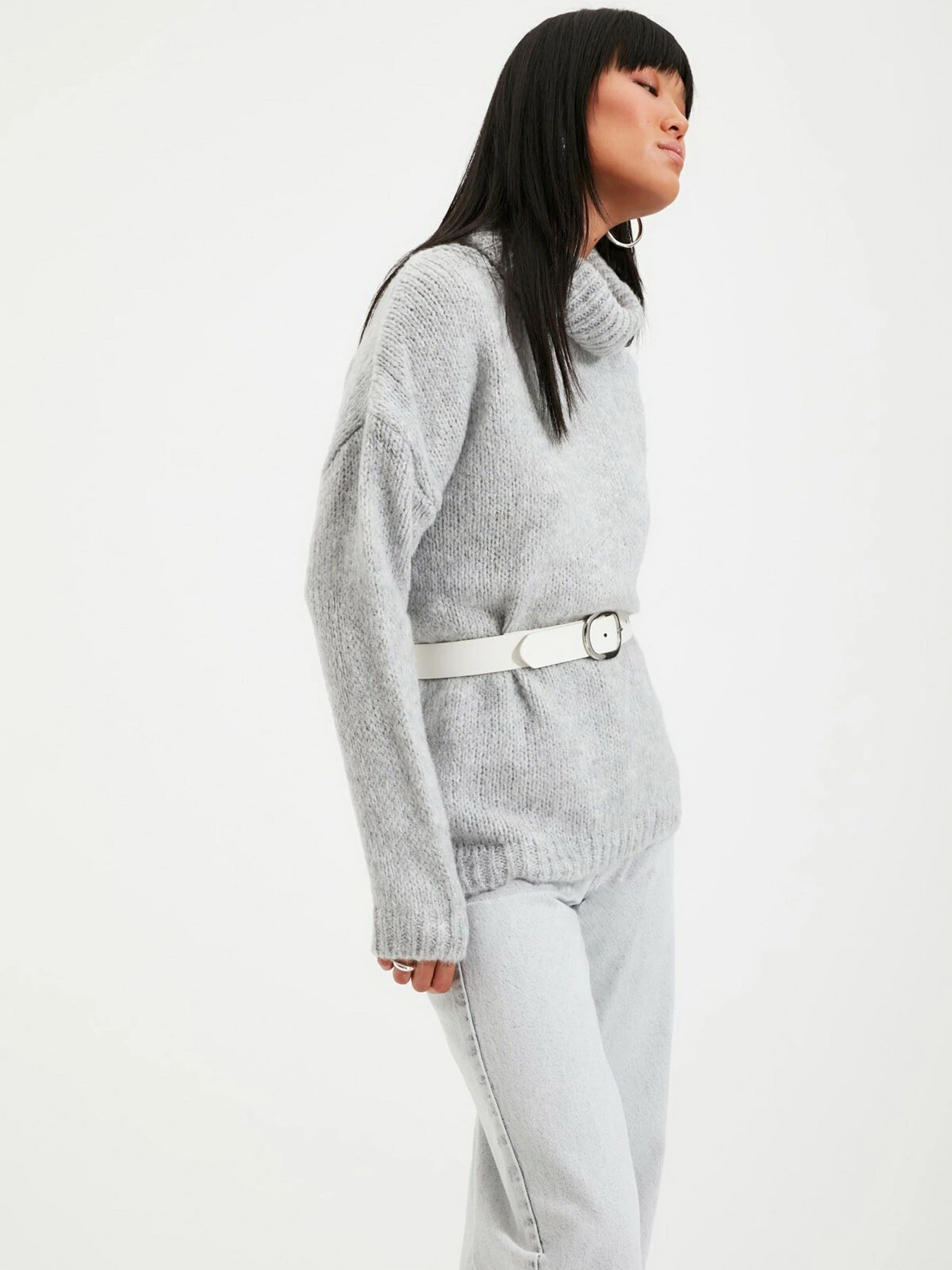 Свитры и кардиганы Trendyol модель TWOAW20KZ1130/Gri Свитры и кардиганы Trendyol модель TWOAW20KZ1130/Gri Фото