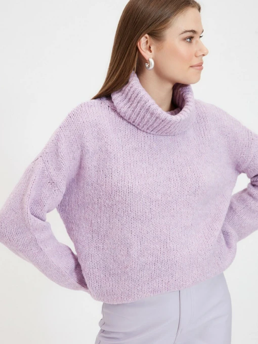 Свитры и кардиганы Trendyol модель TWOAW20KZ1130/Lila Фото