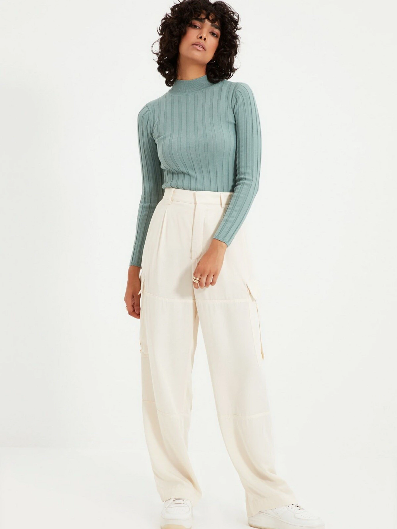 Свитры и кардиганы Trendyol модель TWOAW20KZ1132/Mint Свитры и кардиганы Trendyol модель TWOAW20KZ1132/Mint Фото