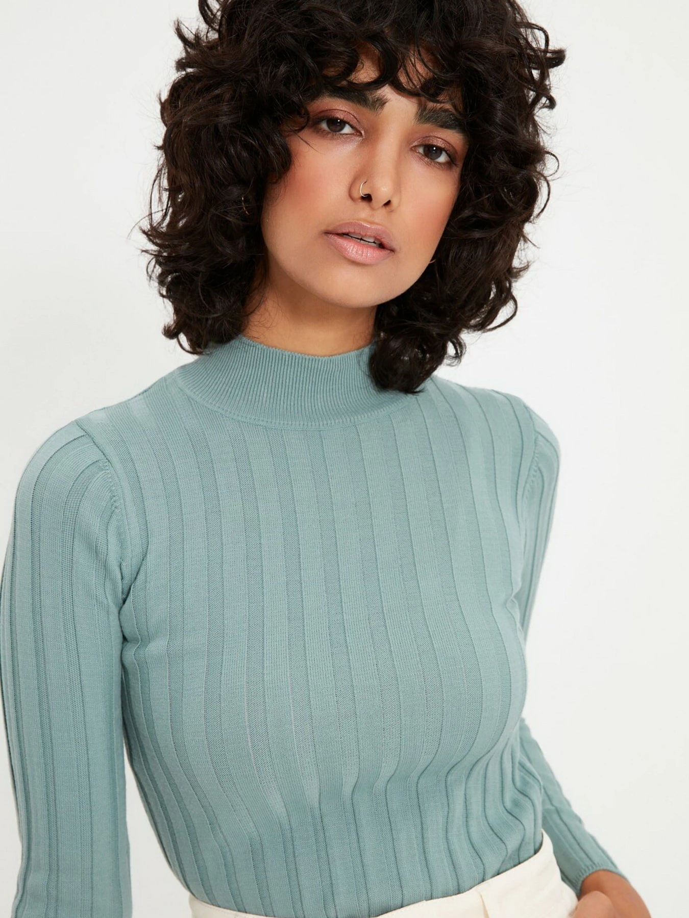 Свитры и кардиганы Trendyol модель TWOAW20KZ1132/Mint Свитры и кардиганы Trendyol модель TWOAW20KZ1132/Mint Фото