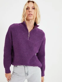 Свитры и кардиганы Trendyol модель TWOAW20XS0009/Acik Mor Фото