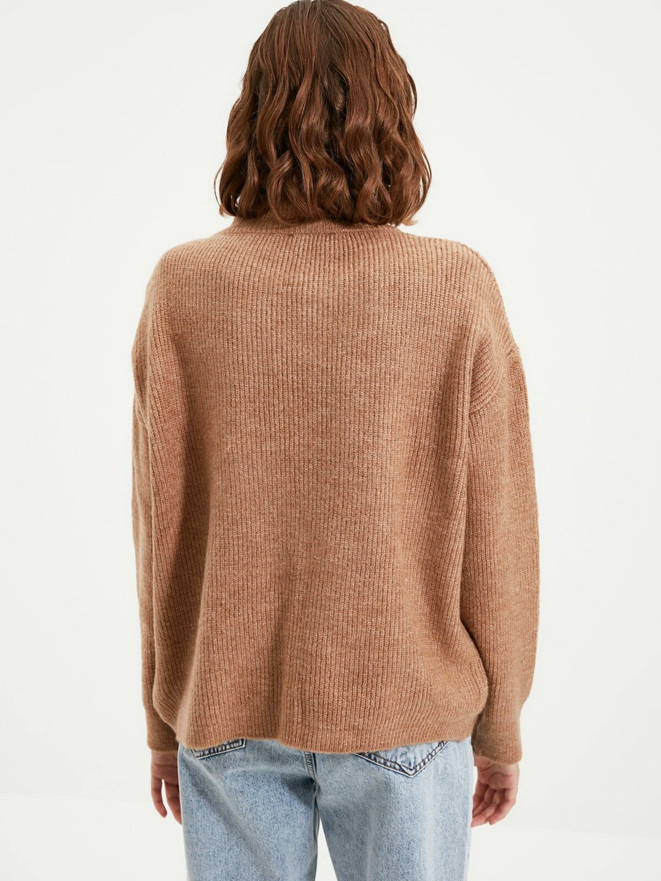 Свитры и кардиганы Trendyol модель TWOAW20XS0009/Camel Свитры и кардиганы Trendyol модель TWOAW20XS0009/Camel Фото