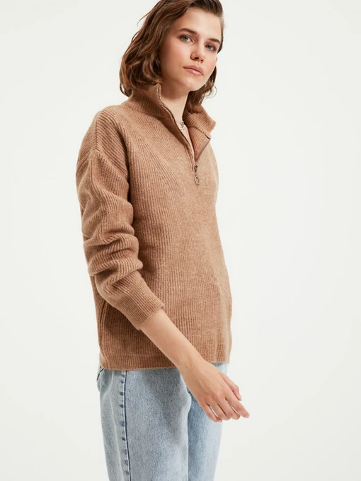 Свитры и кардиганы Trendyol модель TWOAW20XS0009/Camel Фото