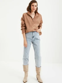 Свитры и кардиганы Trendyol модель TWOAW20XS0009/Camel Фото