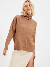 Свитры и кардиганы Trendyol модель TWOAW20XS0026/Camel Фото