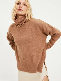 Свитры и кардиганы Trendyol модель TWOAW20XS0026/Camel Фото