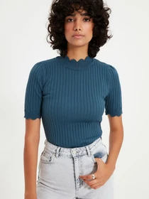 Футболки і поло Trendyol модель TWOAW21BZ0032/Indigo Фото