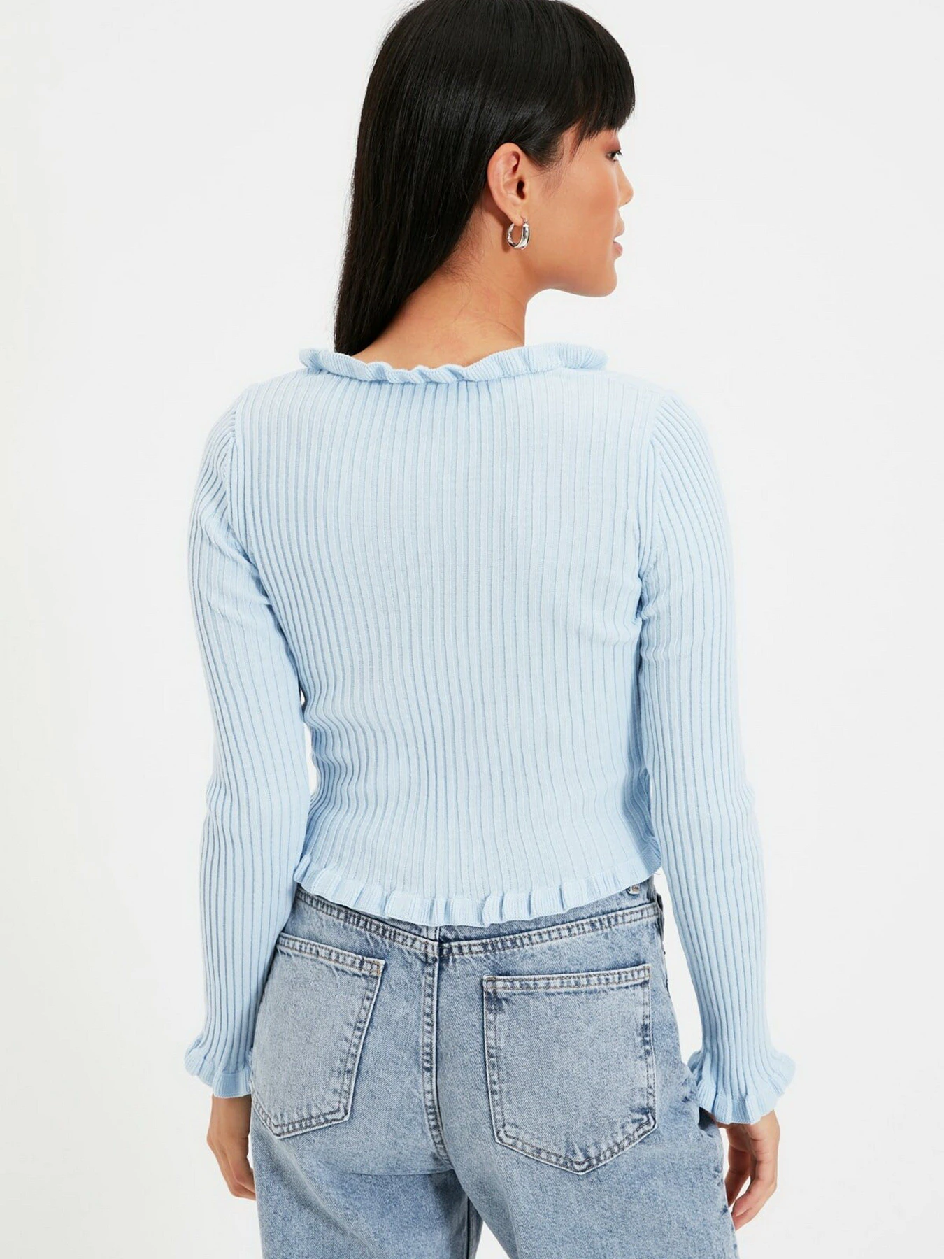 Свитры и кардиганы Trendyol модель TWOAW21HI0132/Mavi Свитры и кардиганы Trendyol модель TWOAW21HI0132/Mavi Фото