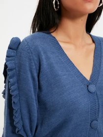 Свитры и кардиганы Trendyol модель TWOAW21HI0195/Indigo Фото