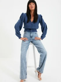 Свитры и кардиганы Trendyol модель TWOAW21HI0195/Indigo Фото
