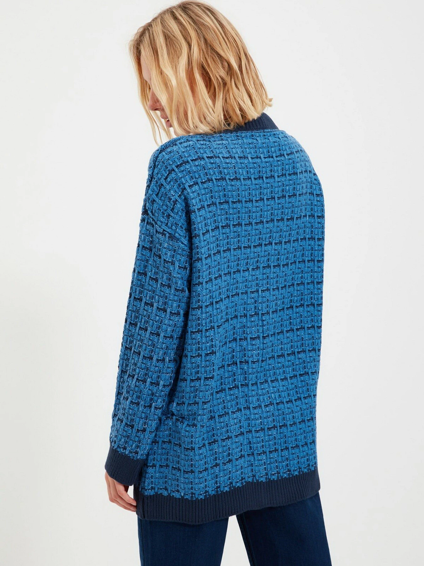 Свитры и кардиганы Trendyol модель TWOAW21HI0250/Indigo Свитры и кардиганы Trendyol модель TWOAW21HI0250/Indigo Фото