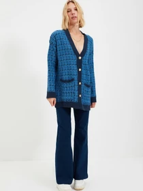 Свитры и кардиганы Trendyol модель TWOAW21HI0250/Indigo Фото