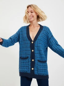 Свитры и кардиганы Trendyol модель TWOAW21HI0250/Indigo Фото