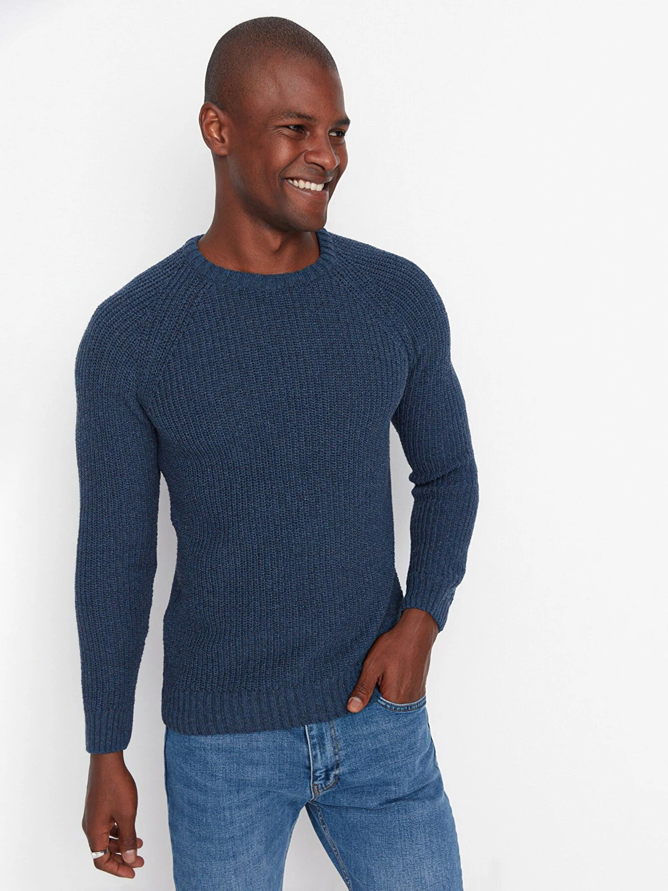 Свитры и кардиганы Trendyol модель TMNAW20KZ1451/Indigo Фото