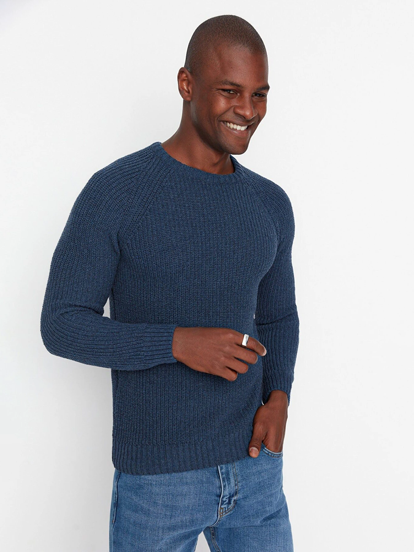 Свитры и кардиганы Trendyol модель TMNAW20KZ1451/Indigo Фото