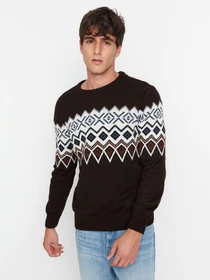 Свитры и кардиганы Trendyol модель TMNAW21KZ0382/Kahverengi Фото