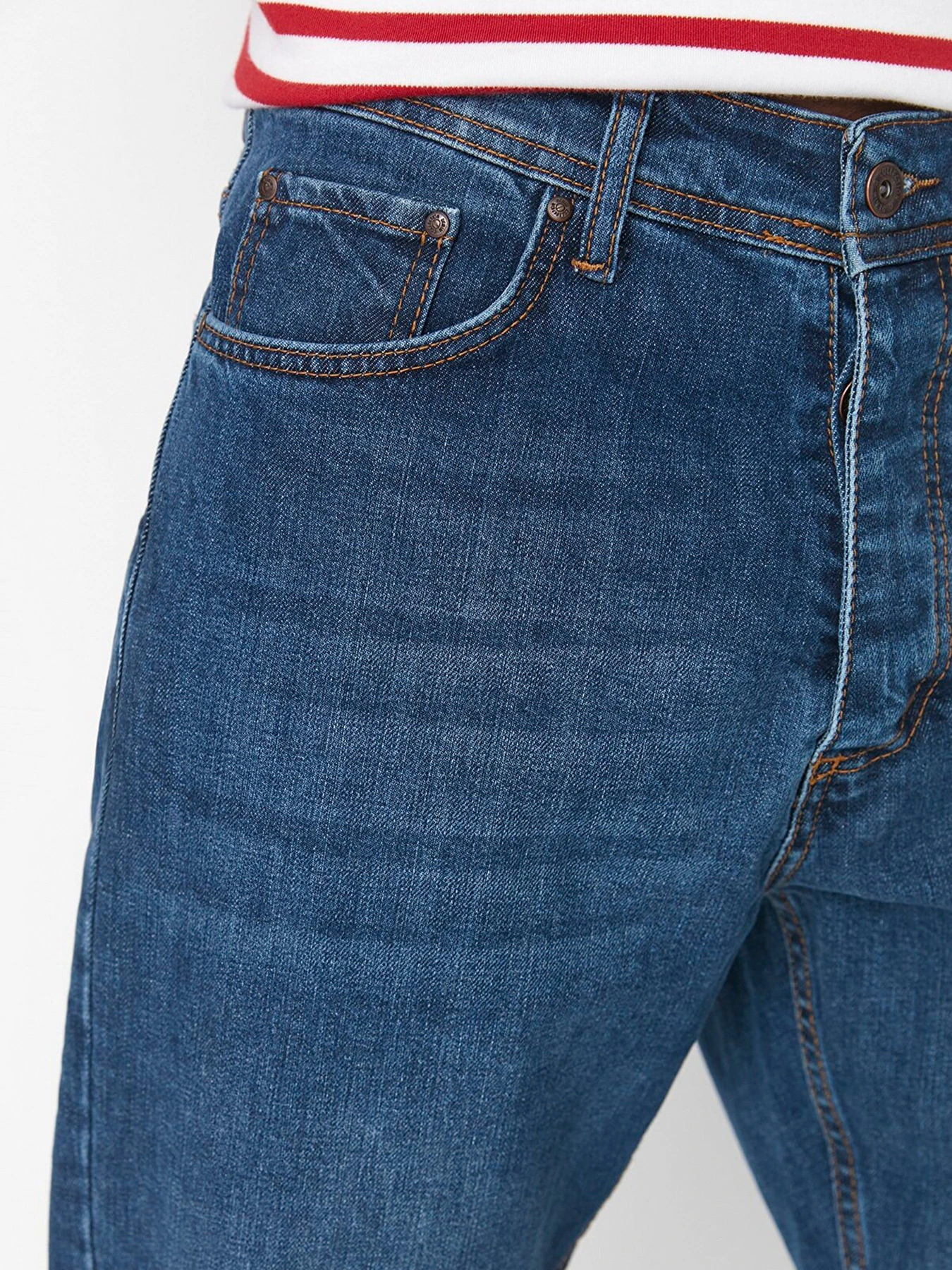 Джинси Trendyol модель TMNAW22JE0048/Indigo Фото