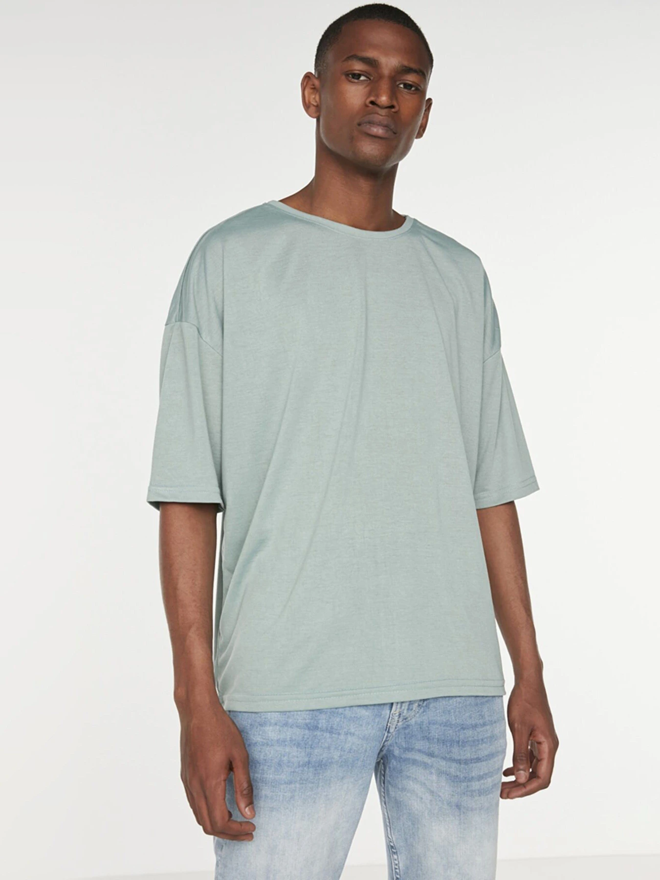 Футболки и поло Trendyol модель TMNSS21TS0811/Mint Футболки и поло Trendyol модель TMNSS21TS0811/Mint Фото