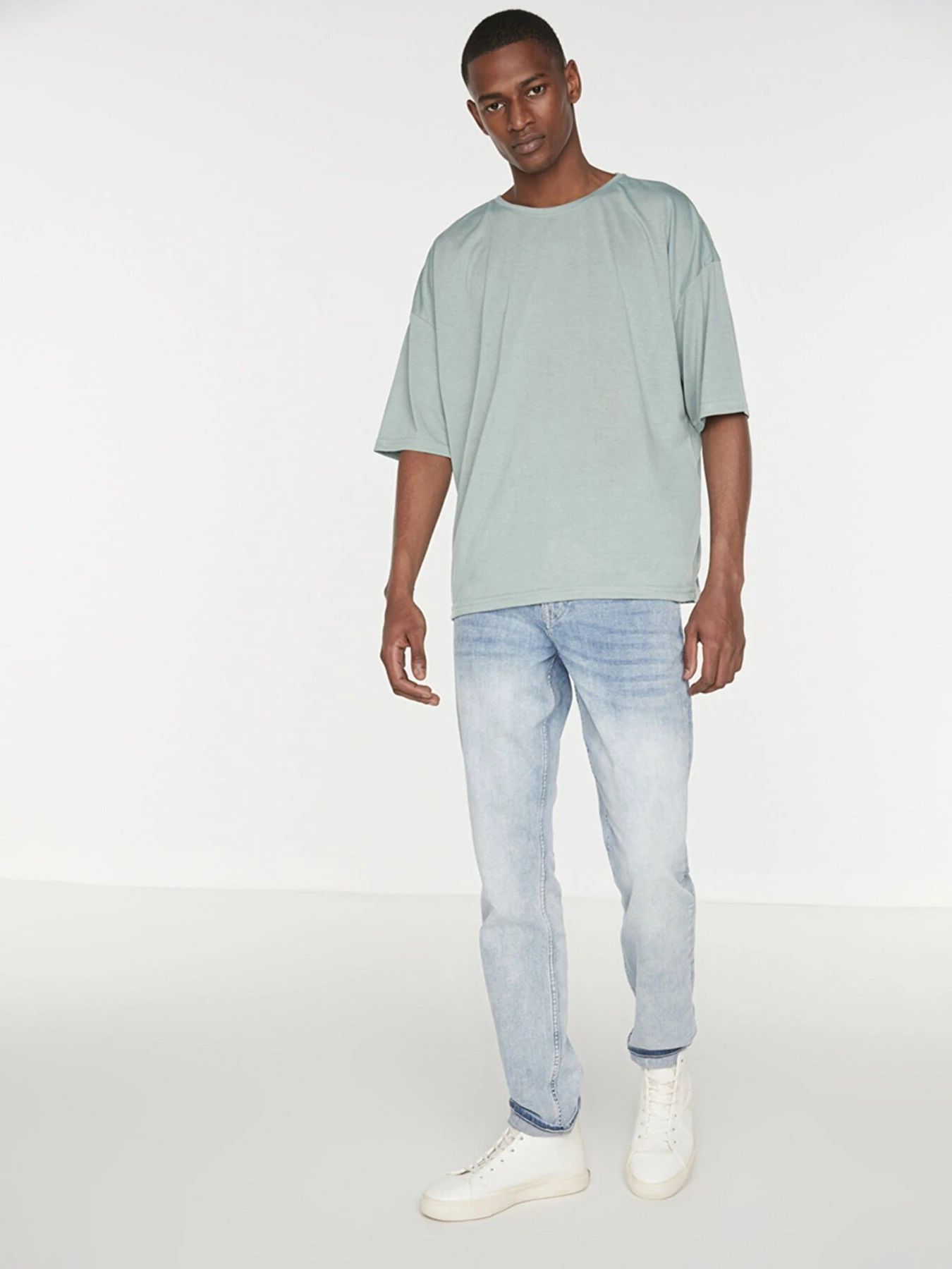 Футболки и поло Trendyol модель TMNSS21TS0811/Mint Футболки и поло Trendyol модель TMNSS21TS0811/Mint Фото