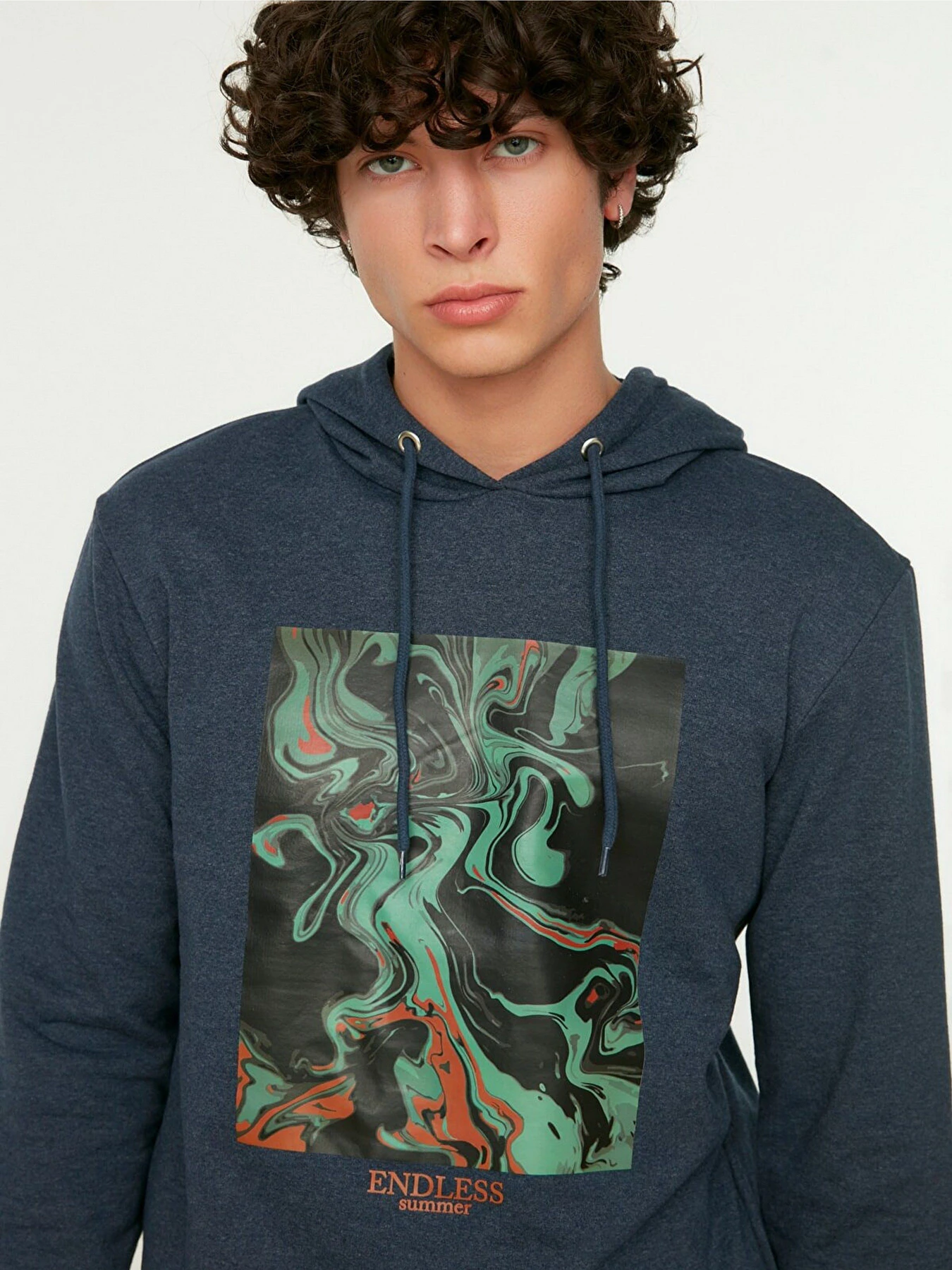 Худи и свитшоты Trendyol модель TMNAW22SW0975/Indigo Фото