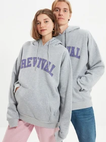 Худи и свитшоты Trendyol модель TMNAW22SW1462/Gri Фото