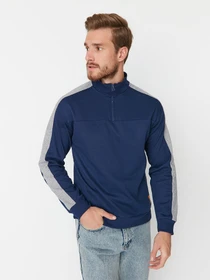 Худи и свитшоты Trendyol модель TMNAW23SW00042/Lacivert Фото