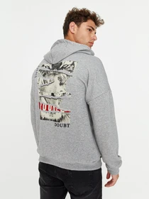 Худи и свитшоты Trendyol модель TMNAW20SW0489/Gri Фото