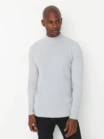 Свитры и кардиганы Trendyol модель TMNAW21KZ0553/Gri Фото