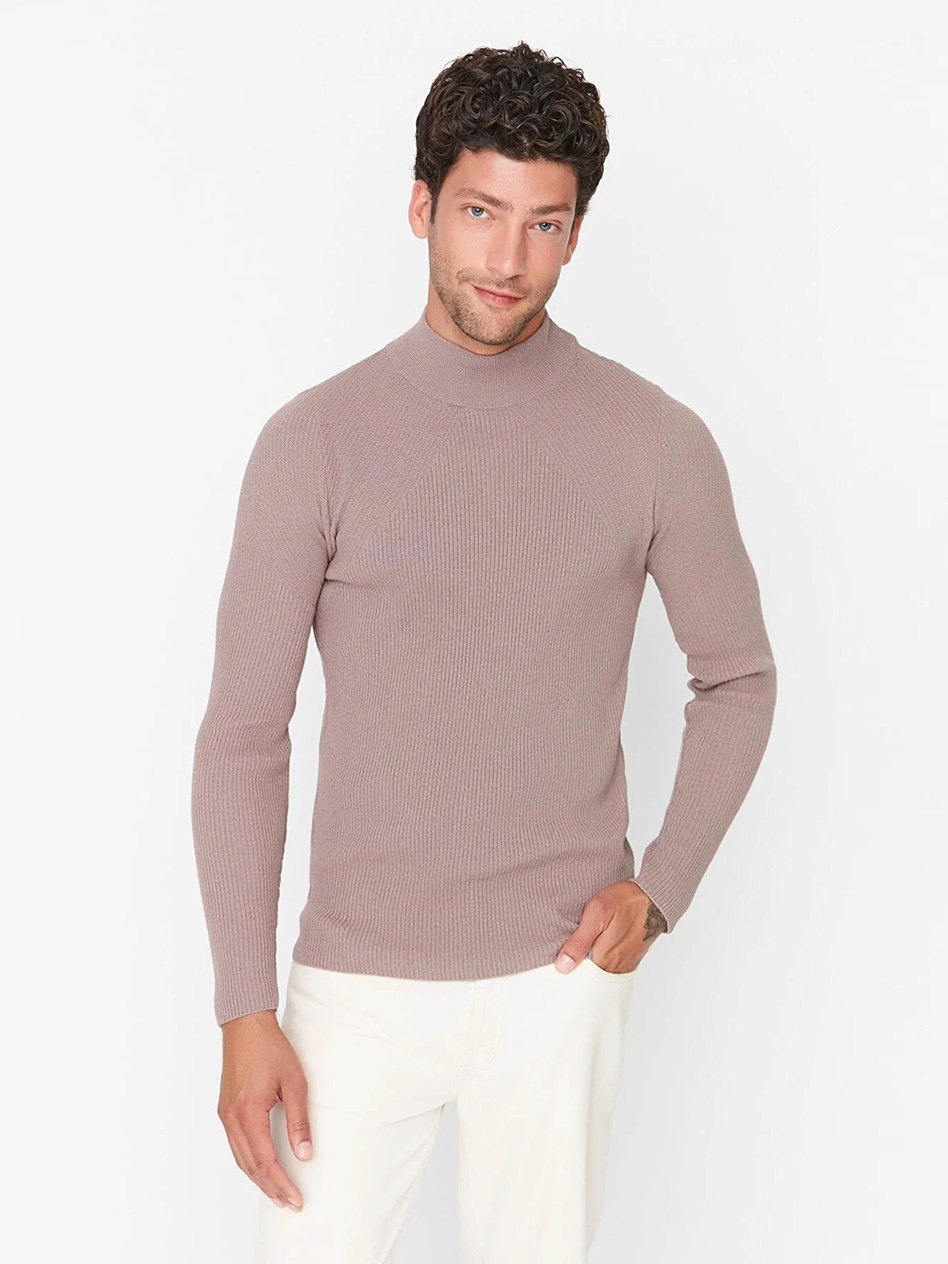 Свитры и кардиганы Trendyol модель TMNAW21KZ0553/Vizon Свитры и кардиганы Trendyol модель TMNAW21KZ0553/Vizon Фото