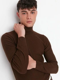 Свитры и кардиганы Trendyol модель TMNAW21KZ0575/Kahverengi Фото