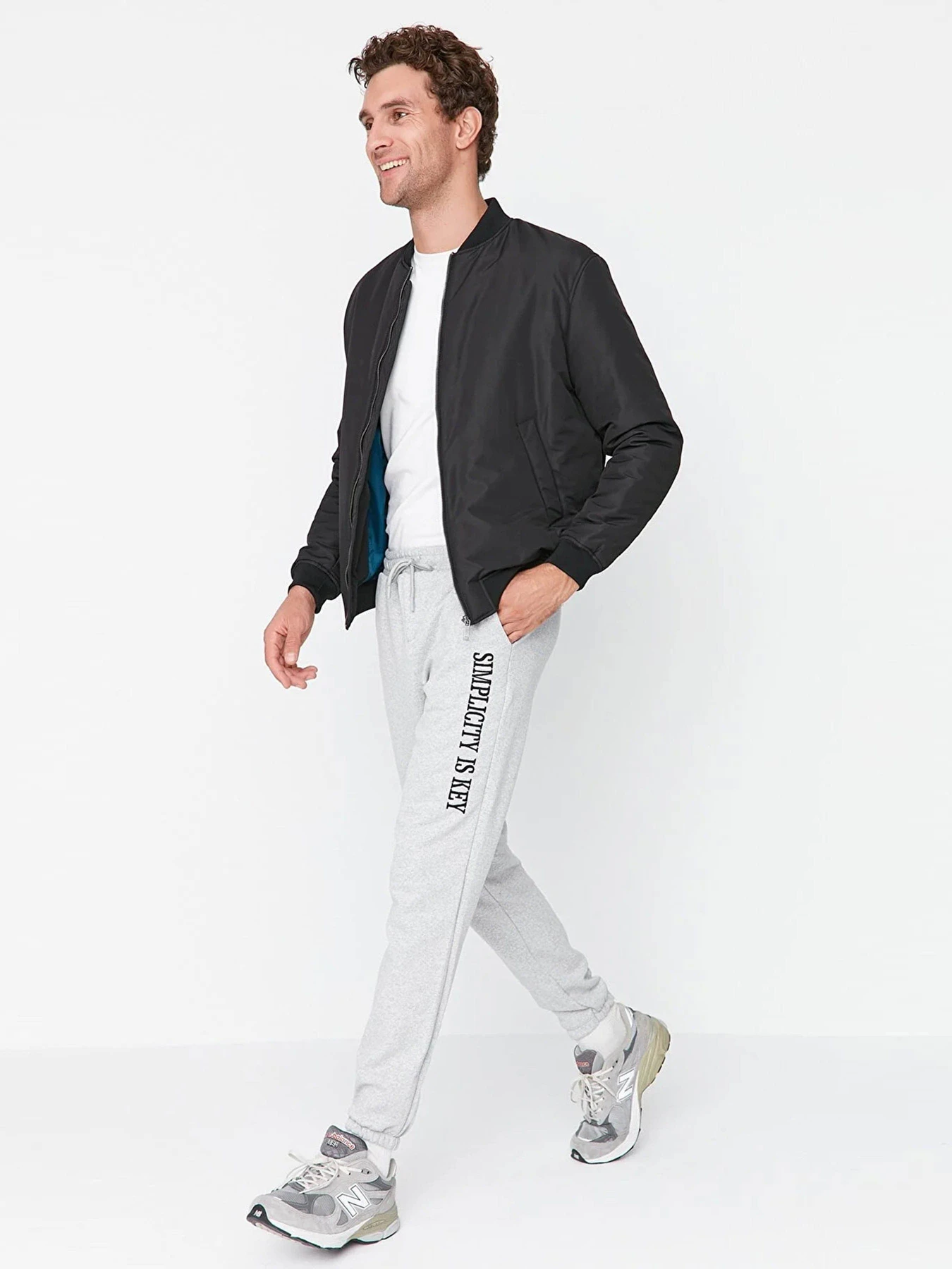 Штани Trendyol модель TMNAW23EA00104/Gri Melanj Штани Trendyol модель TMNAW23EA00104/Gri Melanj Фото